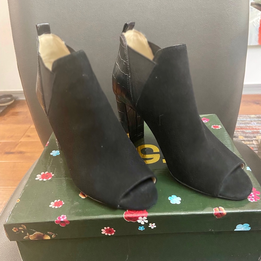 Mark Fisher Peep Toe Shoe/Boot